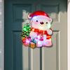 2025 Christmas Luminous Door Hanging Decorations Christmas Home Diy Decorations Scene Layout Decorations