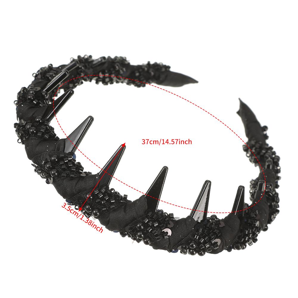 New Black with Tooth Headbands Fashion Non-slip Hairbands for Women Daily Hair Tie Decoration Hair Accessories