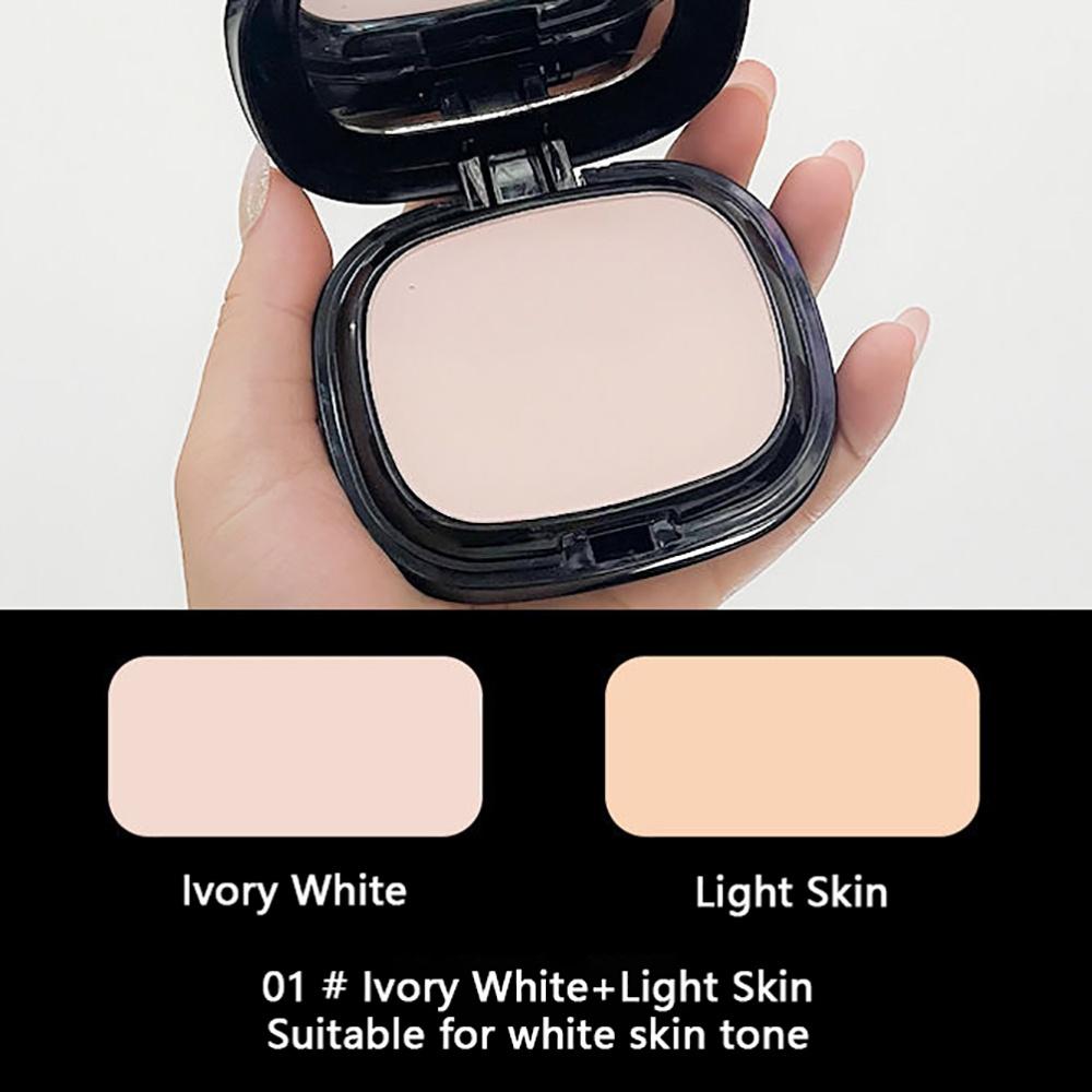 Powder Matte Finish Long-Lasting Oil-Control Waterproof Dual-Use Face Powder & Foundation for Smooth Flawless Skin Makeup