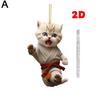 1 шт. Украшение для автомобиля, подвесное украшение в виде кошки, акриловое украшение для автомобиля, рождественский декор, подвески, аксессуары, рюкзаки для деревьев F9M2