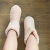Order Two Size Up Women's Slippers Autumn Warm Plush Slipper Bedroom Ladies Comfortable Soft Cotton Shoes