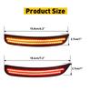 15-21 Chrysler 300 Smoked LED Side Markers 4PCS