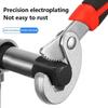 High-carbon Steel Quick Automatic Spanner Non-slip Key Pipe Wrench Open End Spanner  Home