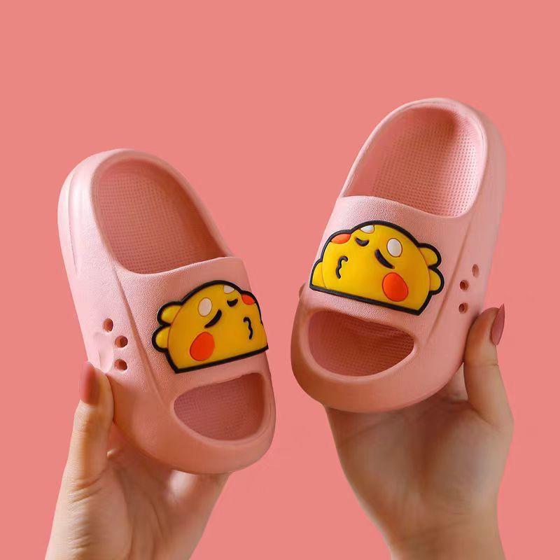 Детские тапочки милые мультяшные для мальчиков и девочек детские тапочки Doudou для среднего и старшего возраста родительско-детские крутые тапочки лето