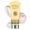 Lotus Organics+ Прозрачный осветляющий минеральный солнцезащитный крем | Нежирный и легкий | SPF 50 | PA+++ | 100% сертифицированный органический белый пион | Борется с пятнами