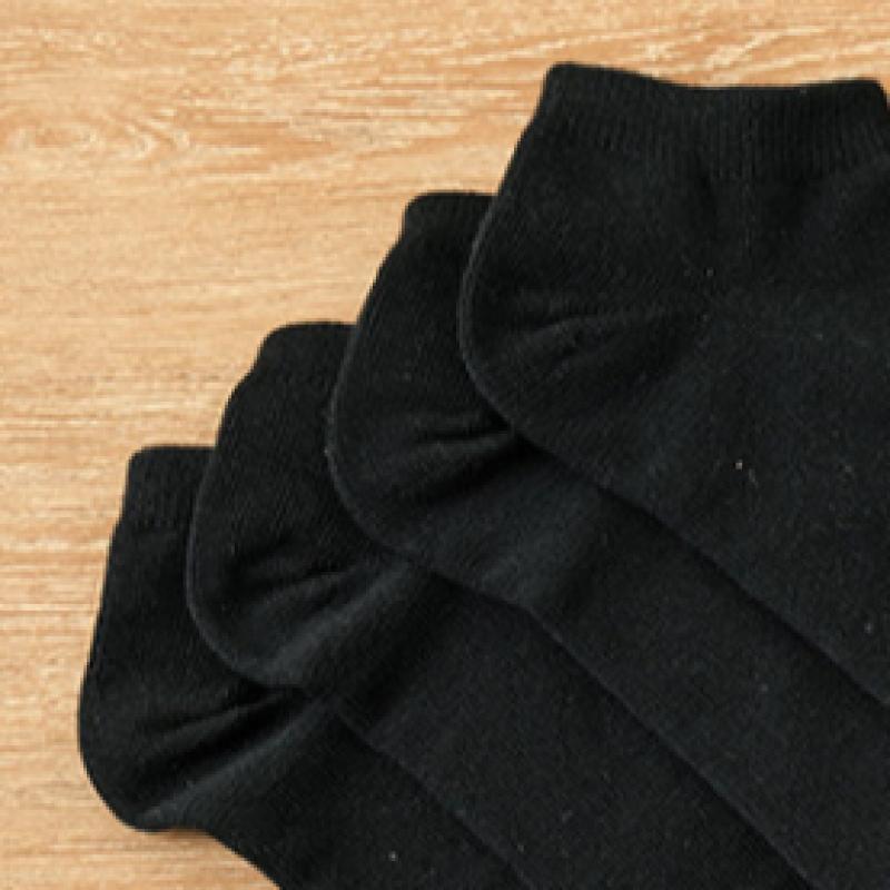 Popcorn Kiki женские базовые короткие носки черного цвета