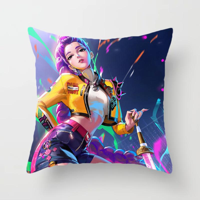 Kop-Мультфильм K-Pop Охотники на демонов Наволочка Дюймы Декор в деревенском стиле Домашние декоративные наволочки для дивана