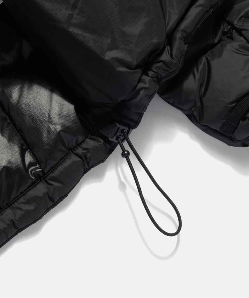 Espionage Hooded Light Down Jacket Black