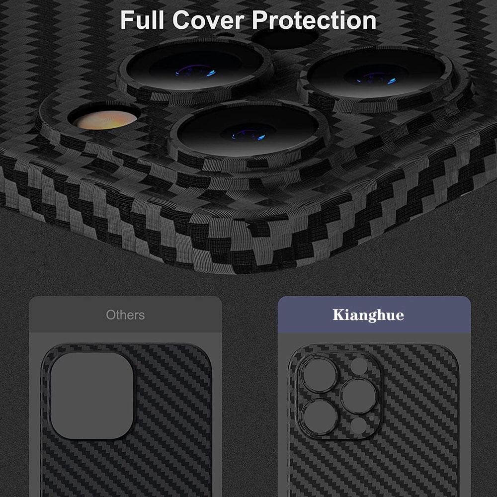 Ультратонкий чехол 0,3 мм для iPhone 14 13 12 Mini 11 Pro Max XR X XS Max 6 6S 7 8 Plus SE, матовая твердая накладка из углеродного волокна