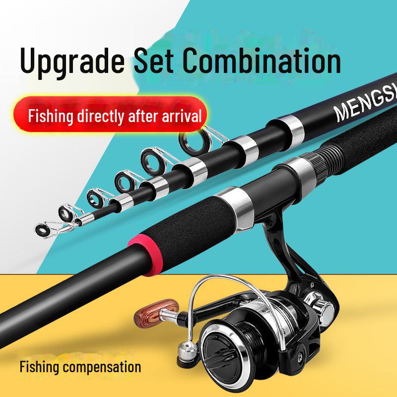 Super Hard Sea Fishing Rod Set for Long-distance Casting, Perfect for Sea Fishing.
