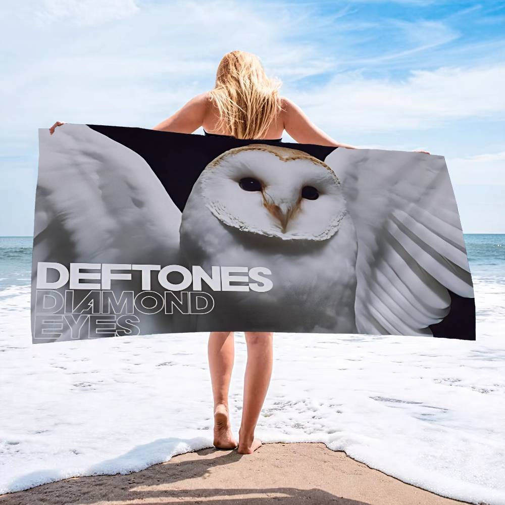 D-Deftones Fashion Beach Towel Colorful Bath Towels For Girl Microfiber Quick Dry Sand Free Beach Yoga Spa Gym Pool