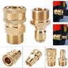 3/8" Male To M22 Male Fitting Set Pressure Washer Coupling Quick Release 14.8mm