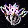 Fashion Rabbit Ears Glow Hair Band Luminous Plush Hair Hoop Bunny Headwear Night Club Headwear