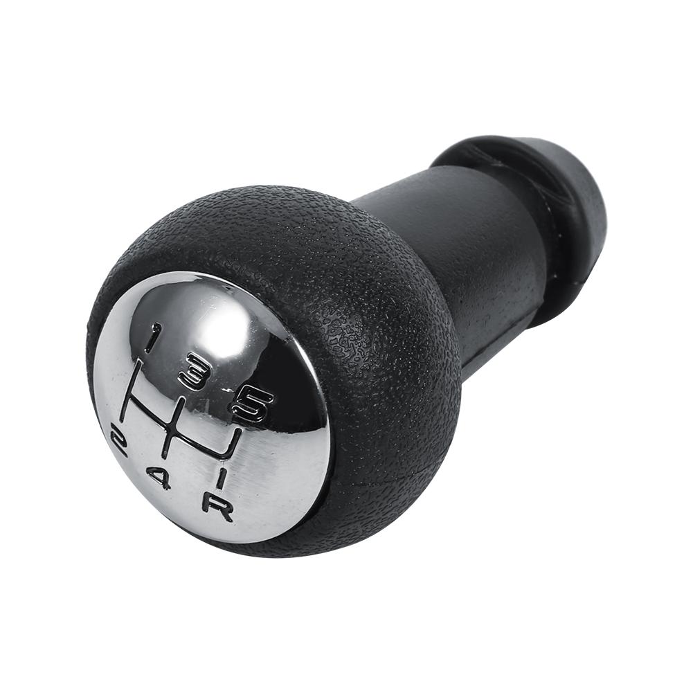 Universal Black Car 5 Speed Gear Stick Shift Knob Manual For Peugeot 307