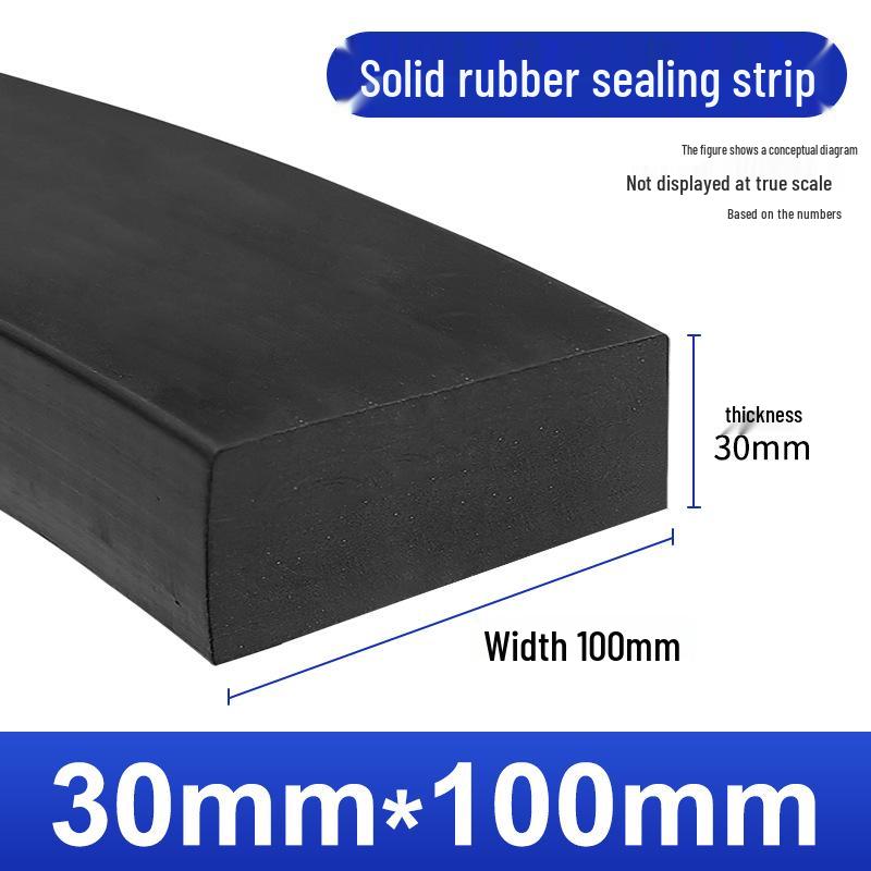 Nitrile Rubber Strip: Oil & Pressure-Resistant Shock Absorbing Glass Pad for Sealing & Joint Support