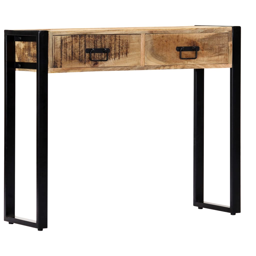 Console Table 90 x 30 x 75 cm Solid Mango Wood