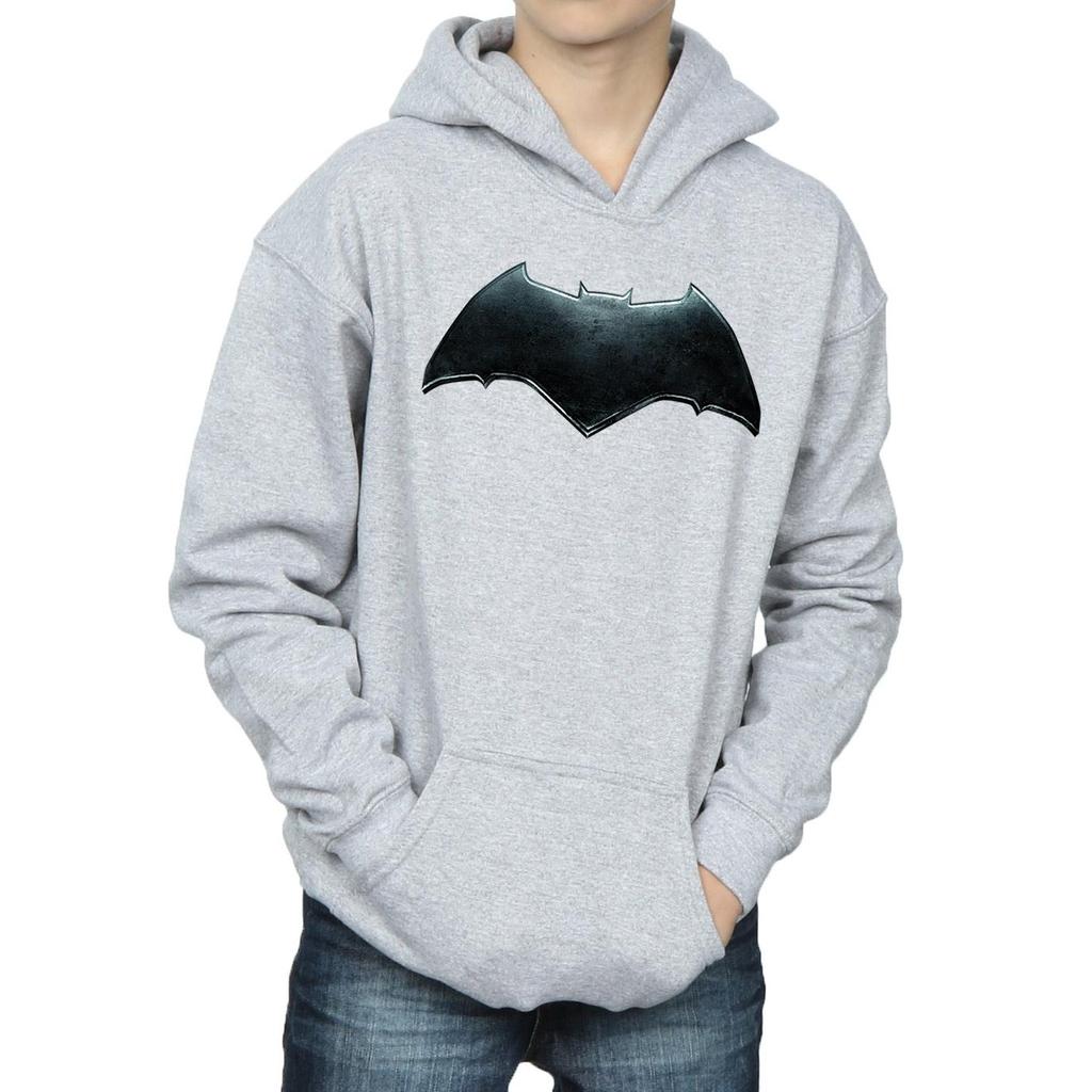DC Comics Boys Justice League Movie Batman Emblem Hoodie