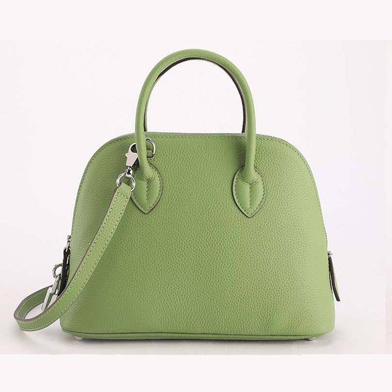 Сумка-ракушка из коровьей кожи, Нишевая высококлассная сумка для боулинга, Мини ручная сумка через плечо для женщин