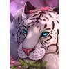5D DIY Diamond Painting Full Round Drill Tiger Animal Rhinestones Diamond Embroidery Cross Stitch Mosaic Wall Art Home Decor