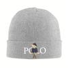 Шапки-бини с манжетой из вязки P-Polos, Шапки-черепа Для мужчин и женщин, Зимние вязаные шапки-бини