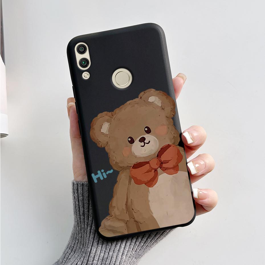 Чехол для Huawei Honor 8X Чехол для Honor 8A 8C 8S Милый Кролик Панда Расписной Мягкий ТПУ Чехол для Телефона Для Honor 8A 8C 8S 8X Honor8X Fundas