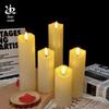 LED Electronic Candle with Wavy Swaying Flame – Paraffin Atmosphere Lamp for Weddings, Proposals, and Dining Decor