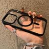 Роскошный магнитный противоударный чехол для телефона для iPhone 16 15 14 13 12 11 Pro Max Mini Plus Для Magsafe Беспроводная зарядка Чехлы Обложка