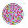 Colorful Building Block-themed Decoration Party Disposable Tableware Set, Children's Birthday Party Scene Decoration Supplies