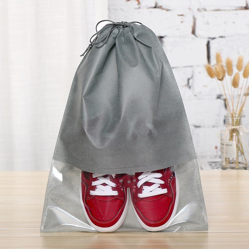 1 шт., женская и мужская водонепроницаемая сумка для обуви, чехол из ПВХ, дорожная упаковка, сумка для хранения обуви на шнурке, органайзер, дорожные аксессуары