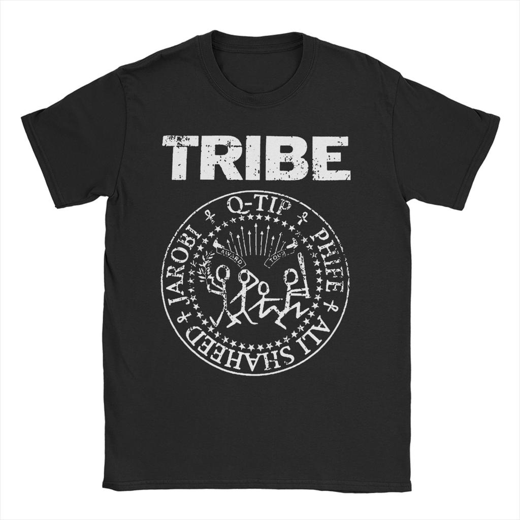 Мужские Женские Футболки De La Soul ATCQ A Tribe Called Quest Одежда из Чистого Хлопка Винтажные Футболки с Коротким Рукавом Футболки Большого Размера