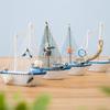 Marine Nautical Creative Sailboat Mode Room Decoration Figurines Miniatures Mediterranean Ship Small Boat Ornament