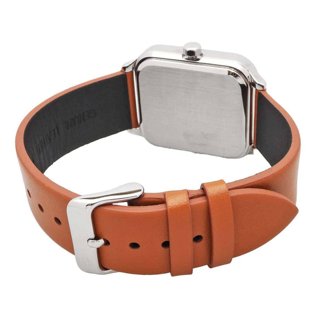 Casio Стандартные аналоговые мужские часы с индикатором фазы Луны MTP-M305L-1AV с коричневым кожаным ремешком и черным циферблатом, импортные