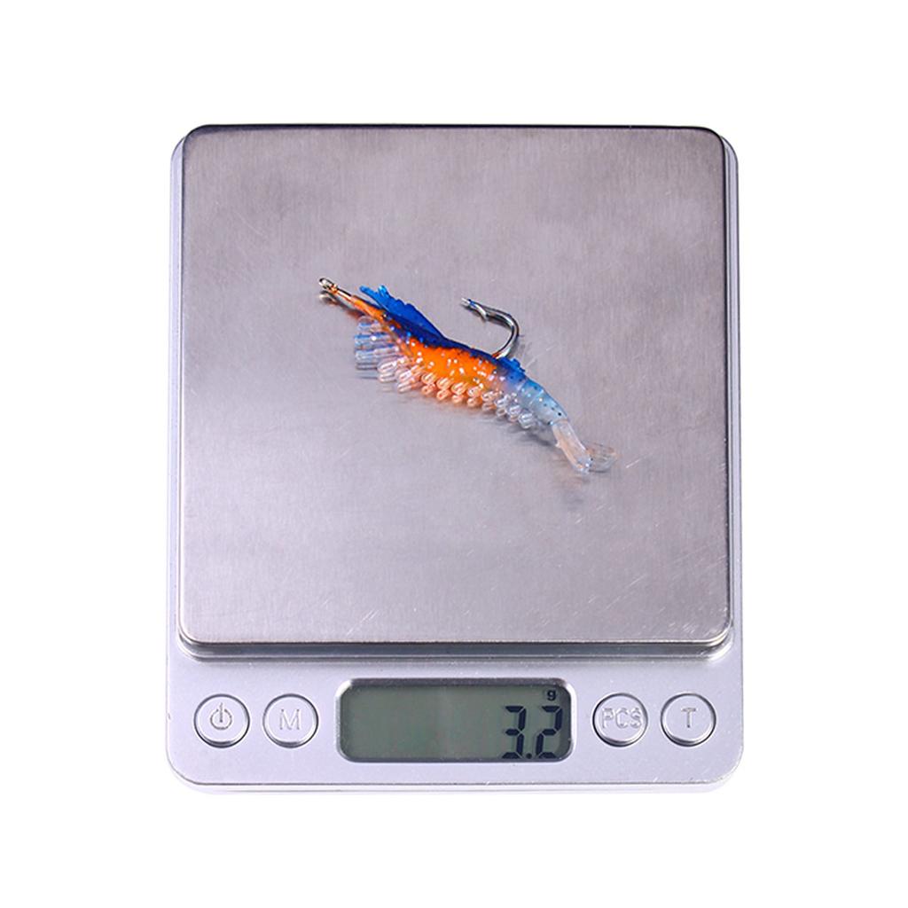 Светящиеся искусственные приманки для креветок, мягкая имитация креветок, приманка с рыбным запахом, искусственная приманка для форели, одинарный крючок, снасти для морской рыбалки