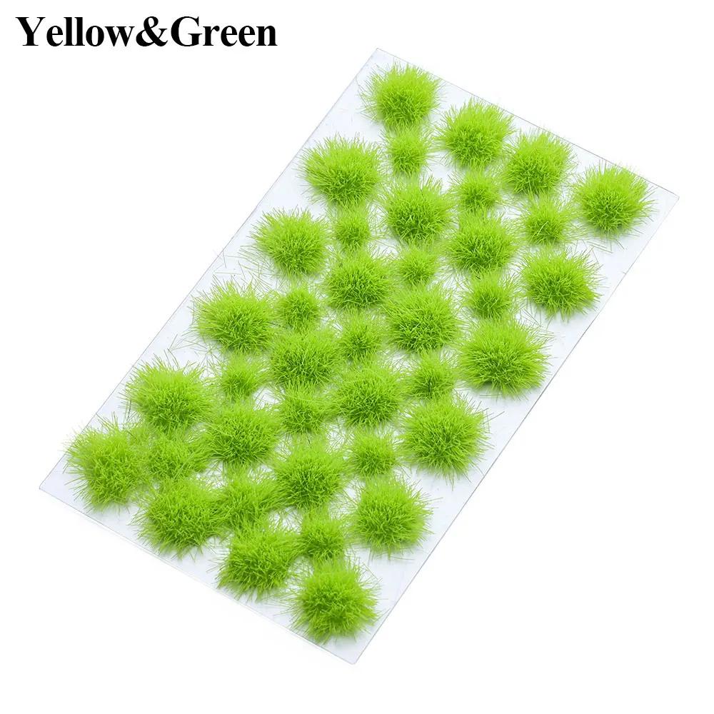 39/50PCS/Set Simulation Model Sand Scene DIY Material Realistic Flower Grass Tufts Miniature Grass Bushes Plant Cluster Scenery
