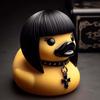 Death Rock Duck Statue Mysterious Devil Elements Devil Duck Ornaments Dashboard Car Interior Decoration Car Accessory