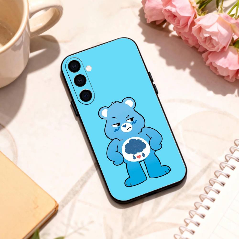 C-Classic C-Cute C-Care B-Bears phone Case For Samsung Galaxy A73,A72,A71,A70,A53,A52,A51,Others Soft Black Shell