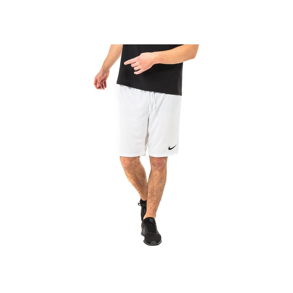 Nike Solid Logo Print Mid-Waist Quick-Dry Sports Shorts Men Bottoms White 725887-100