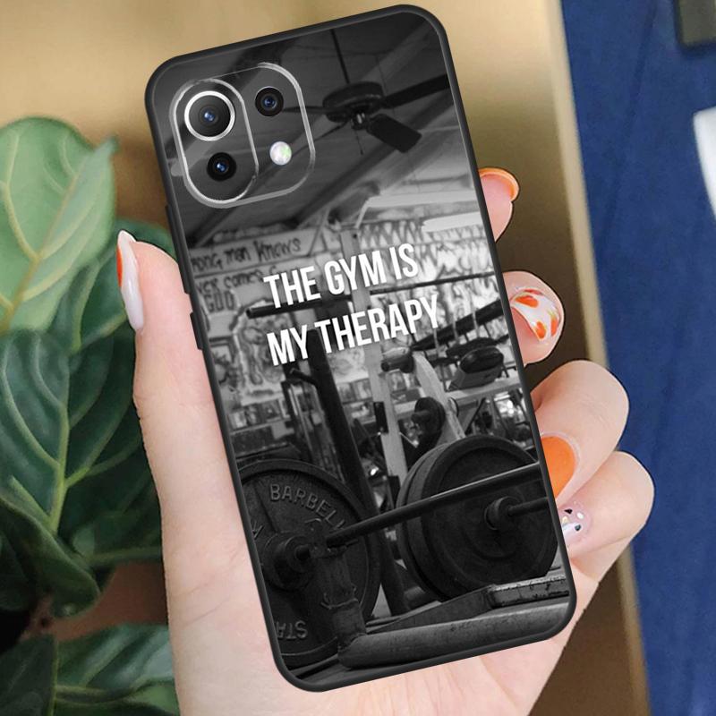 Фитнес-чехол для бодибилдинга и тренажерного зала для Xiaomi 15 14 Ultra 13T 14T 15T Pro 17 Pro Max POCO F8 F7 F5 F6 X5 X6 X7 Pro Чехол