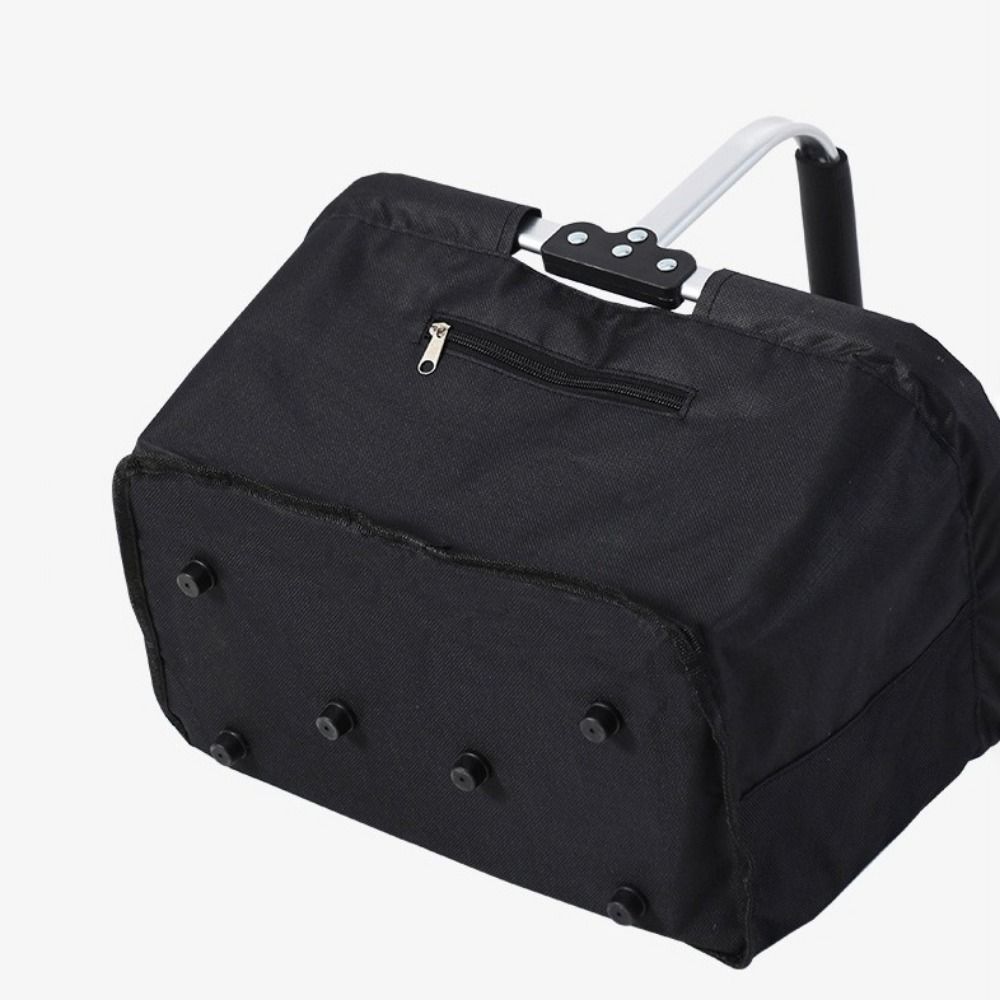 26 L Grocery Shopping Basket Oxford Cloth Shopping Bag Basket Grocery Storage Container Travel