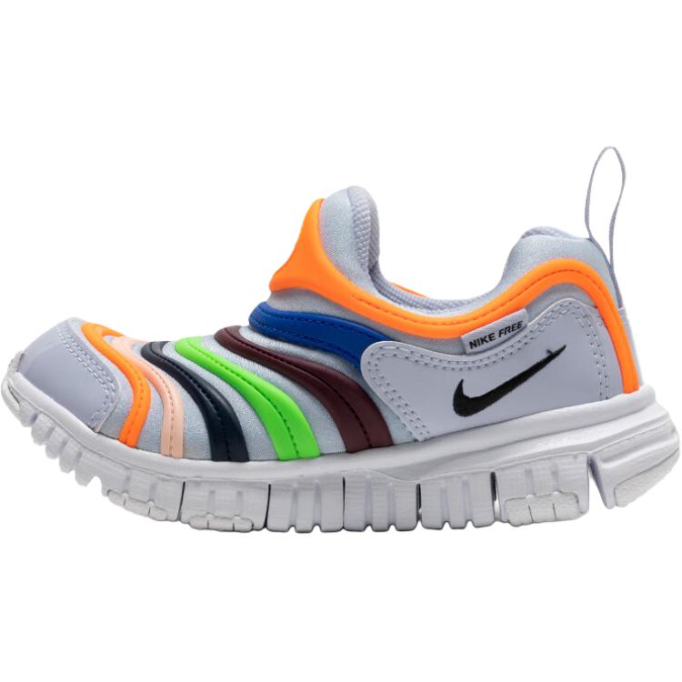 Nike Dynamo Free PS Призрачный Черный Тотальный Оранжевый Детские Кроссовки 343738-032
