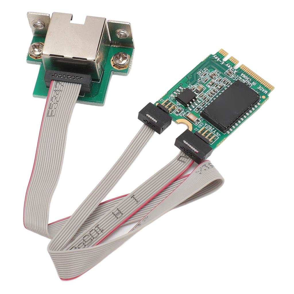 Сетевая карта M.2 A+E с изогнутыми контактами Gigabit Ethernet с одним портом RJ45 для сервера сетевая карта с I210AT