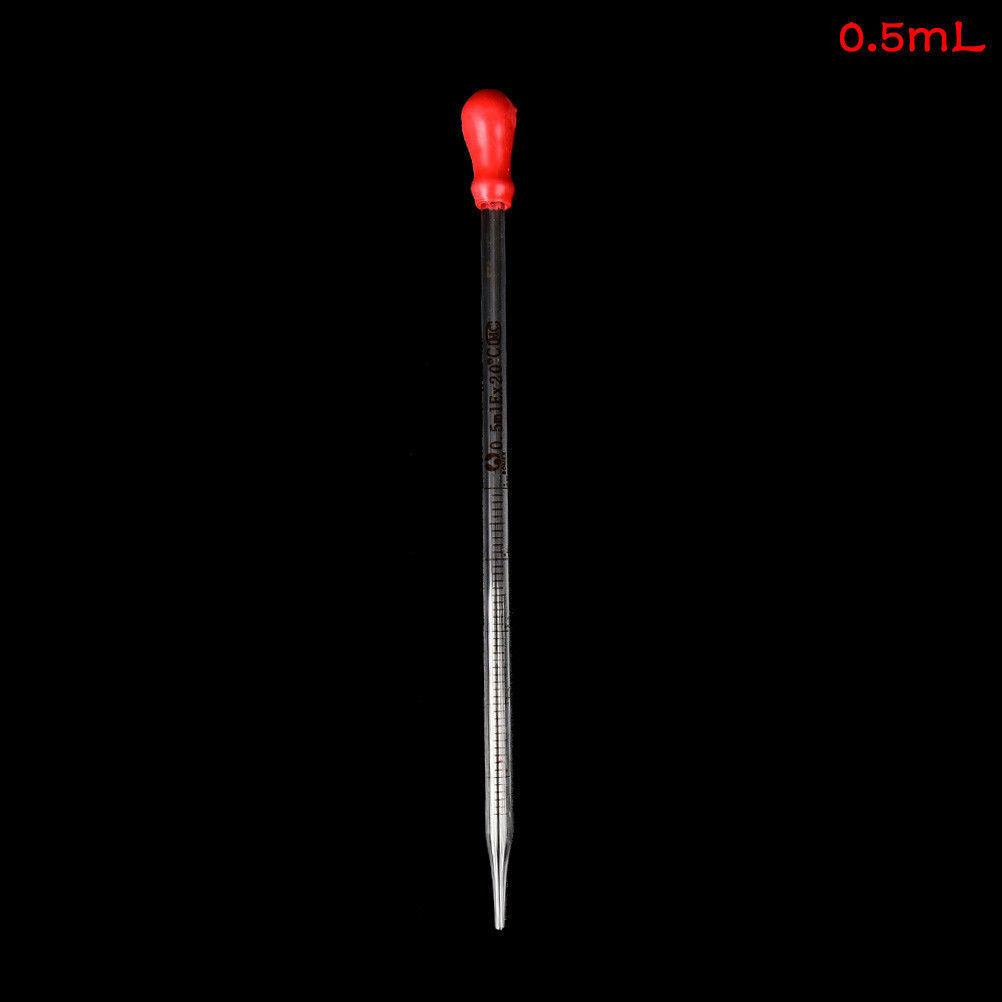 10 мл стеклянная градуированная пипетка-капельница лабораторные пипетки для переноса с резиновой головкой