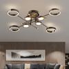 Modern Minimalist Nordic Living Room Chandelier Diamond Ring Bedroom Ceiling Lamp