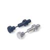 Steel Gift Screw Black Silver Color Piercing Jewelry Earrings Ear Studs Fashion Accessories