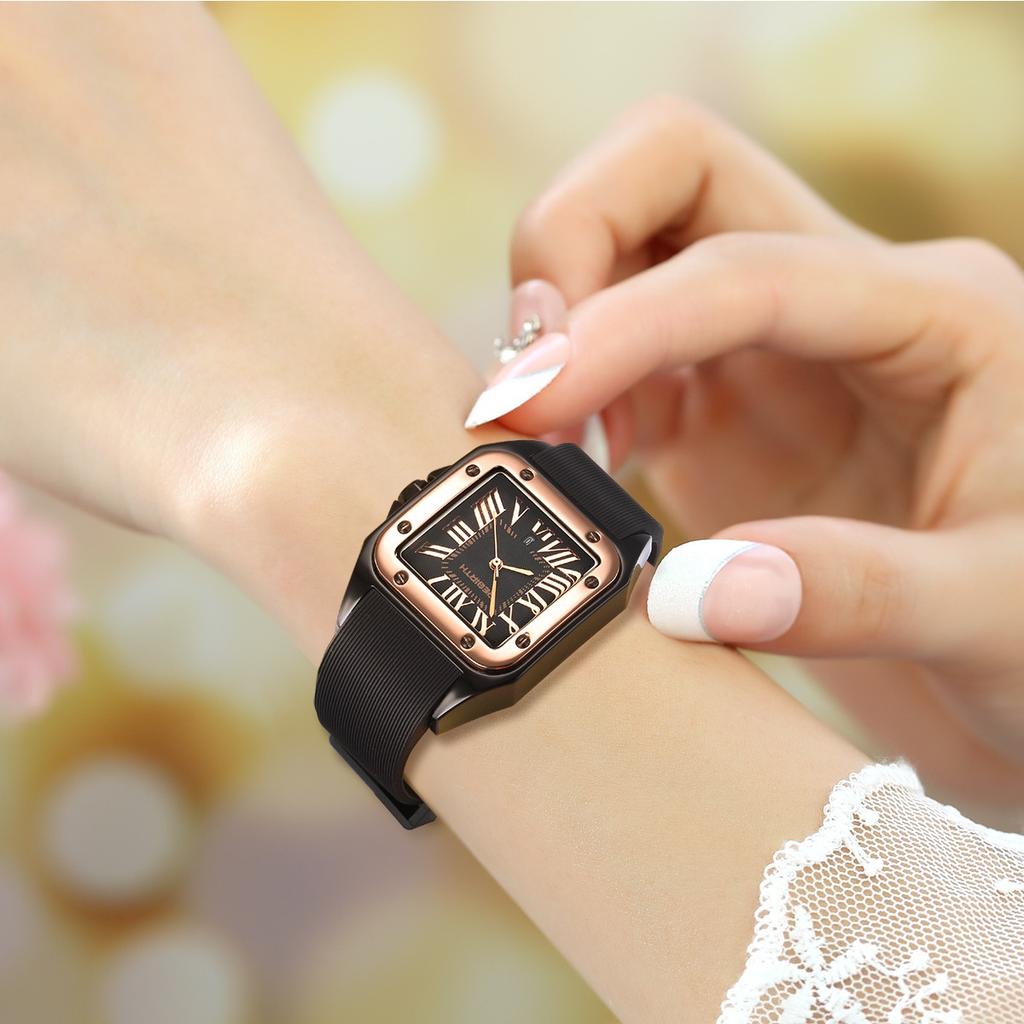 Часы Square Pair Expression Pair Quartz Watch Новые классические часы для мужчин и женщин