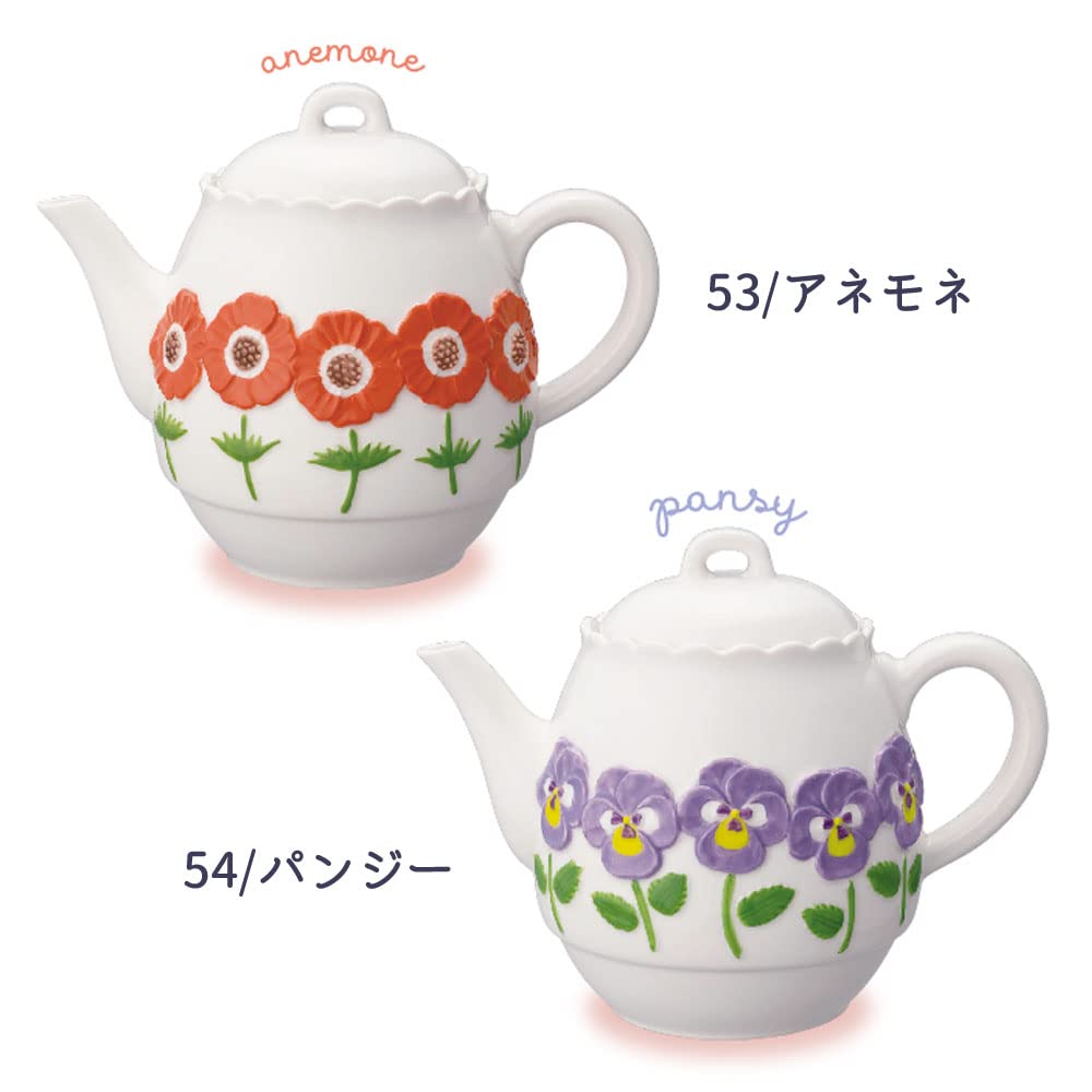 Decore Flower Teapot, Pansy, MG-62254