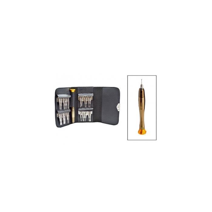 Kit de réparation 25 pièces pour smartphone - Kenner - KE30688 - Acier chrome vanadium - Tournevis porte-embout