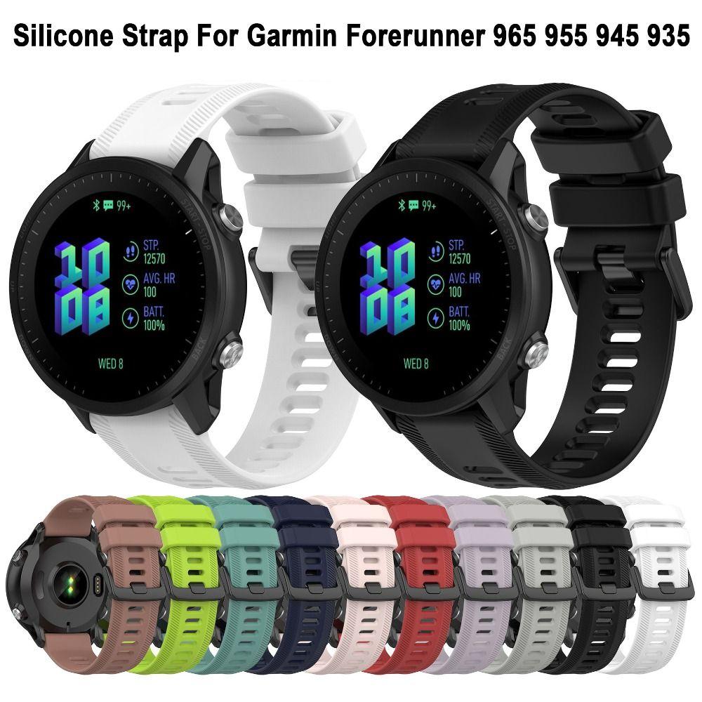 Replacement Silicone Strap Smart Watchband New Bracelet for Garmin Forerunner 965 955 945 935