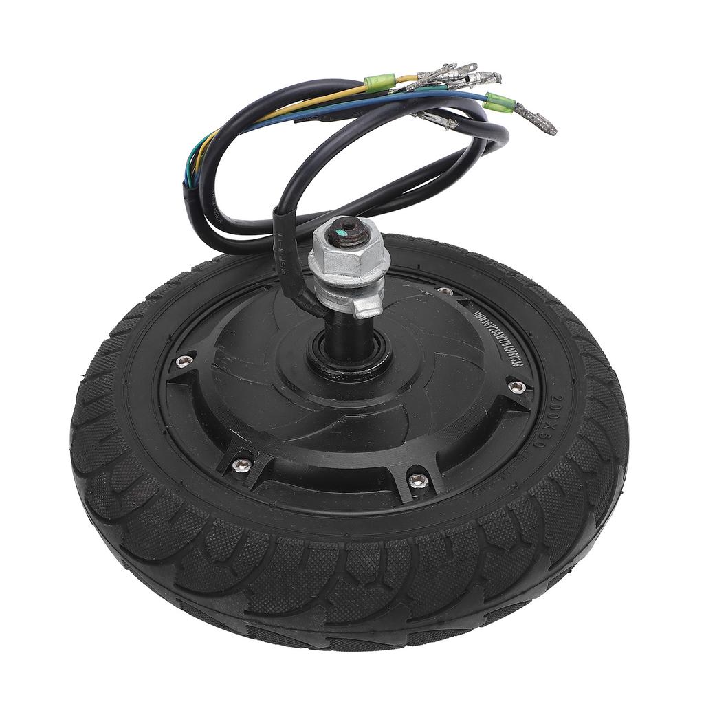 8-дюймовый мотор-колесо для электросамоката 36 В 350 Вт бесщеточный мотор-колесо с шиной 200 мм диаметр 45 мм ширина шины 70 мм отверстие