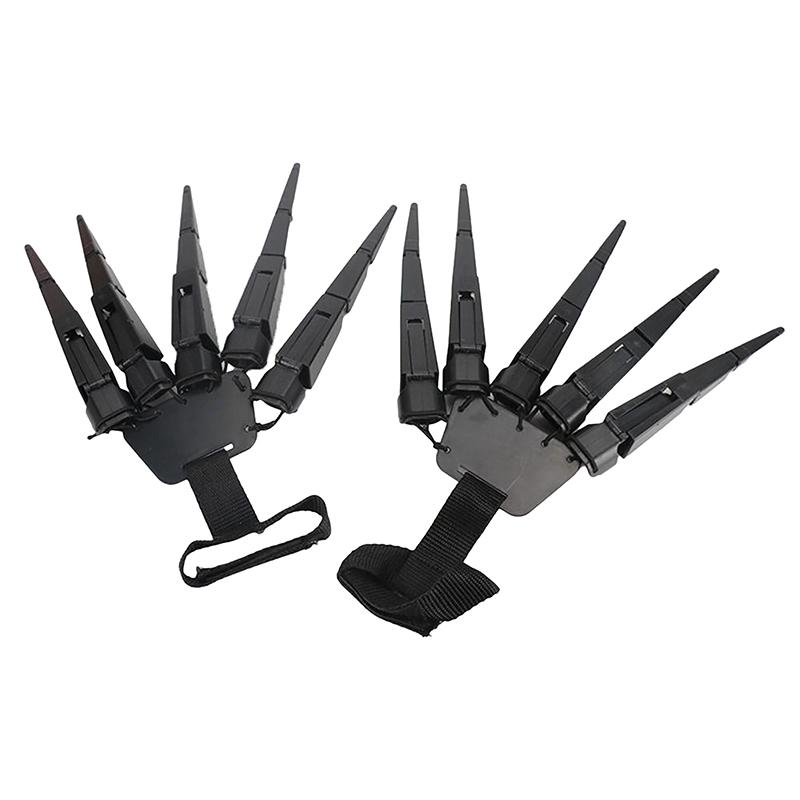 1 шт./пара, шарнирные пальцы на Хэллоуин, страшные поддельные пальцы, скелет, рука, косплей, перчатки на палец, ужас, призрак, коготь, реквизит, декор для вечеринки